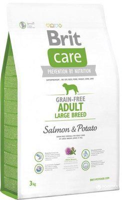 Brit Care GF Adult Large Breed Salmon & Potato 3 kg (д/собак весом от 25 кг) 1734731078 фото