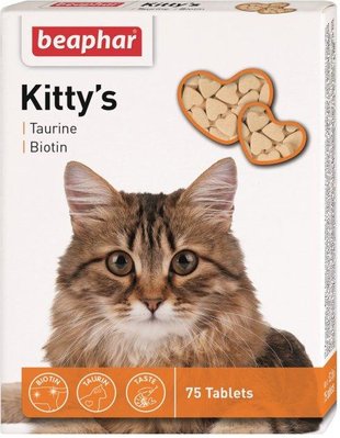 Китис Таурин-Биотин лакомство для кошек 75 табл. 2001437525 фото