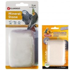 Flamingo Mineral Stone ФЛАМИНГО минеральный камень для птиц с витаминами, 6х9,2х3 см 6х9,2х3 см 100246 фото