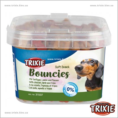 Косточки для собак TRIXIE - Bouncies (желудок + птица + ягнёнок) 140гр TX-31507 фото