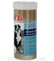 8in1 Excel Brewers Yeast д/круп. собак 80таб/300ml 2022783752 фото