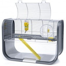 Savic Geneva Hamster САВИК ЖЕНЕВА клетка для хомяков светло-серый/антрацит | 60x29x44 см 1762620160 фото