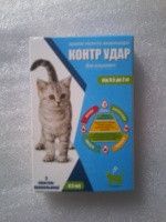 КонтрУдар для котят 0,5-2кг 0,5мл(3пипетки) 388187969 фото