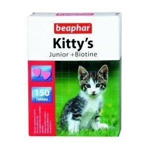 Лакомства для котят Beaphar (Беафар) KITTY Junior (сердечки) 150 табл 1431599126 фото
