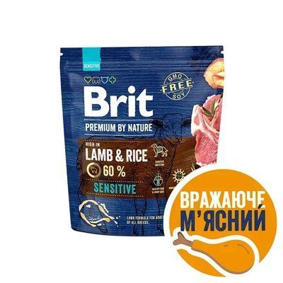 Brit Premium Dog Sensitive Lamb 1кг. 170842/6611 фото