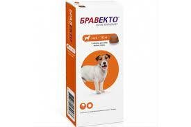 Бравекто 250 мг для собак 4,5-10 кг, 1 табл., MSD (США) 1814567065 фото