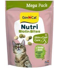 GimCat NUTRI BIOTIN BITES - Витамины для кошек для улучшения состояния кожи и шерсти с маскарпоне и биотином 425г 736 фото