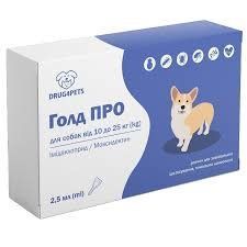 Голд ПРО для собак 10-25 кг , 2,5 мл №1 523 фото