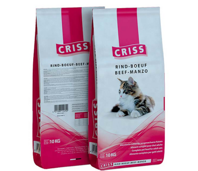 CRISS Корм ​​для кошек Говядина, 10кг 670 фото