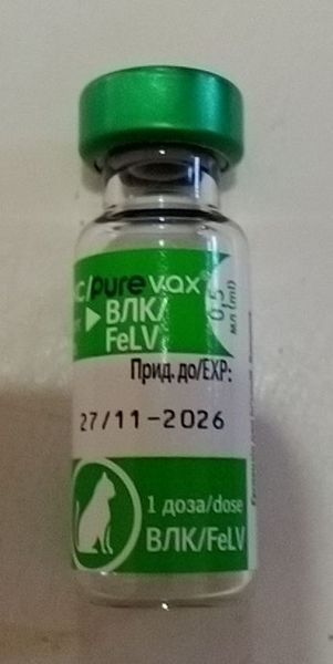 Пюревакс FeLV Вакцина для профілактики вірусного лейкозу кішок * 1514023913 фото