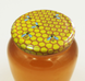 Крышка для меда на стеклянную банку “Пчёлки на сотах”. Твист-офф 82 мм SOTA0011 фото 1