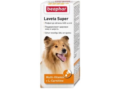 Beaphar Laveta Super - рідкі вітаміни для вовни для собак 50 мл 1624052405 фото