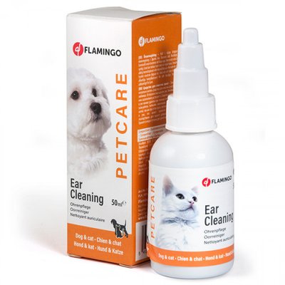 Flamingo (ФЛАМИНГО) PETCARE EAR CLEANER капли для чистки ушей собак и котов 0,05 510951 фото