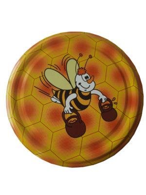 Крышка для меда на стеклянную банку «Пчёлка Майя» Твист-офф 82мм SOTA0022 фото