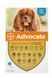 Адвокат для собак (Bayer №3 Advocate) 4-10 кг від бліх та кліщів, демодекозу * 1746132313 фото 1