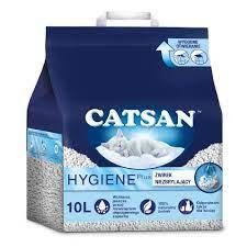 Catsan Hygiene plus - Катсан - Мінеральний наповнювач для котячих туалетів - 10л 1432886959 фото