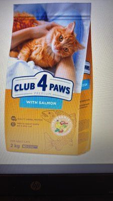 Club 4 Paws Adult Cats with Salmon &mdash; сухий корм із лососем для дорослих кішок 2 кг 1307 фото
