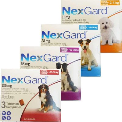 Жевательные таблетки Merial Nexgard (Нексгард) для собак 4-10кг 1729314558 фото