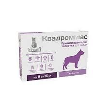 Квадромідас для собак 8-16 кг, 1 табл. 1090 фото