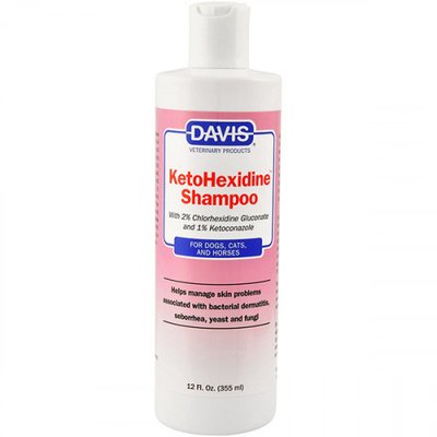 Davis KetoHexidine Shampoo ДЕВІС КЕТОГЕКСІДІН шампунь з 2% хлоргексидином і 1% кетоконазолом для собак 0,05 1703447758 фото