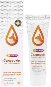 Салвескін крем для шкіри, 30 г, Vitomax 1039 фото