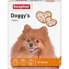 Доггіс Біотин Doggy's Biotin Beaphar ласощі для собак, 75 табл 1625581101 фото