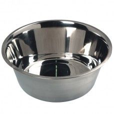 Flamingo (ФЛАМИНГО) DISH STEEL RIM миска для собак с резиновым ободком, нержавейка 14см 1772761906 фото