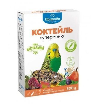 Корм КОКТЕЙЛЬ &laquo;СУПЕРМЕНЮ&raquo; 500гр (папуги) * PR740030 фото