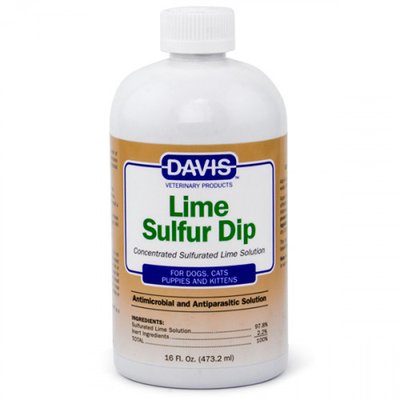 Davis Lime Sulfur Dip ДЕВІС ЛАЙМ СУЛЬФУР антимікробний та антипаразитарний засіб для собак та котів 0,05л 1703453967 фото