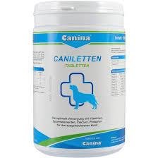 Вітаміни Canina Caniletten комплекс для дорослих собак, 1000 г (500 табл) енимал фото