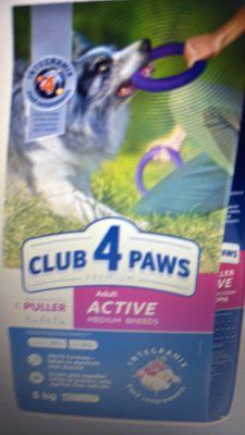 CLUB 4 PAWS Active Adult Medium Breed &ndash; сухой корм для взрослых активных собак средних пород 5кг 1338 фото