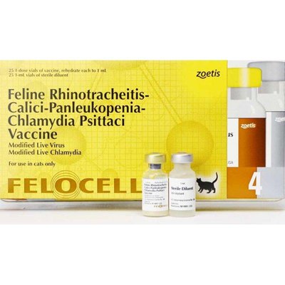 Zoetis Felocell 4 - вакцина для кошек Фелоцел 4 1525120355 фото