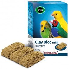 Versele-Laga Orlux Clay Bloc Mini ВЕРСЕЛЕ ЛАГА ОРЛАКС минеральный блок с глиной для мелких птиц 0,54 кг 241000 фото