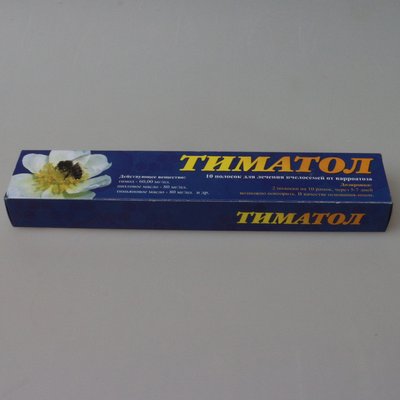 Тіматол -10 смужок. (тимол та ефірні олії) 1642604944 фото