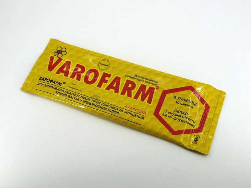 Варофарм (аналог байваролу) 10 смужок в упаковці 77908853 фото