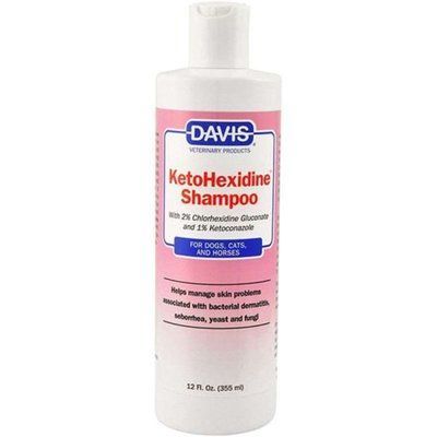Davis KetoHexidine Shampoo ДЭВИС КЭТОГЕКСИДИН шампунь с 2% хлоргексидином и 1% кетоконазолом для собак и котов с заболеваниями 829 фото