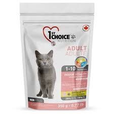 1st Choice Adult Indoor Vitality Chicken ФЕСТ ЧОЙС КУРИЦА ВИТАЛИТИ сухой супер премиум корм для котов, 5,44 кг 168 фото