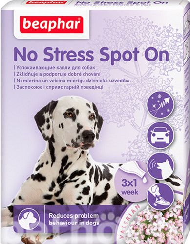 Beaphar No Stress Spot On капли антистресс для собак 1621345289 фото