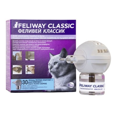 Феливей (Feliway Classic) 48 мл - Комплект (електрический диффузор +1 флакон) 1432148414 фото