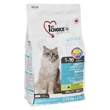 1st Choice Adult Healthy Skin&Coat ФЕСТ ЧОЙС ХЕЛЗИ ЛОСОСЬ сухой супер премиум корм для котов 10кг 170 фото