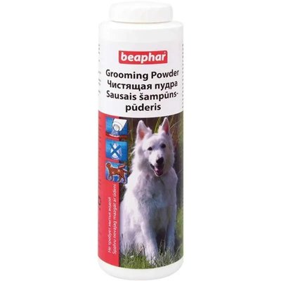 Beaphar Grooming Powder 150 г - Сухой шампунь (чистящая пудра) для очистки шерсти собак без воды и мыла 1625096084 фото