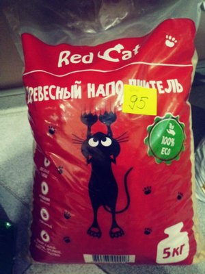 RED CAT древесный наполнитель "Сосна" 15 кг 1762283906 фото