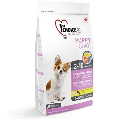 1st Choice (Фест Чойс) Fish Pup Mini - Сухий корм з ягням і рибою для цуценят міні порід 2,72 кг * 1733329694 фото