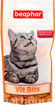 Беафар Віт Бітц – подушечки з мультивітамінною пастою для котів 1621636326 фото