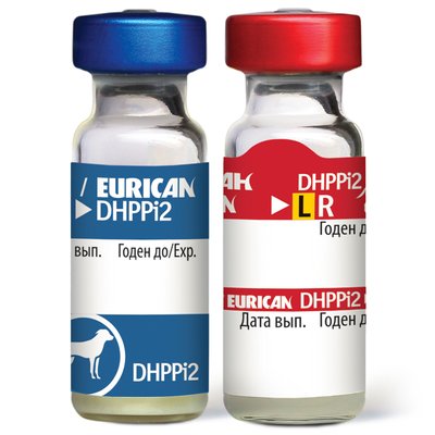 Вакцина Еурікан, DHPPi2-LR доза, 2 флакони 1525184304 фото
