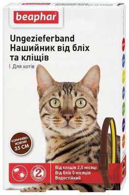 БИФАР ошейник для кошек от блох и клещей (35 см) 1431597225 фото