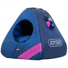 Joyser Chill Cat Home ДЖОЙСЕР домик для котов, игрушка летучая мышь с кошачьей мятой 40x40x41 синий-розовый 09010 фото