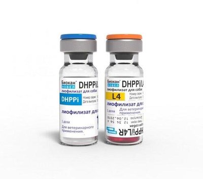Вакцина Біокан Новел DHPPi+L4R, Біовета (Чехія) 1111075870 фото