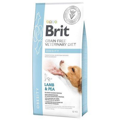 Brit GF VetDiets Dog Obesity 12 kg. ( при надмірній вазі з ягням, індичкою і горохом ) * 170941/8073 фото