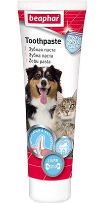 Beaphar Toothpaste Liver Зубная паста со вкусом печени для собак и кошек 1622826007 фото
